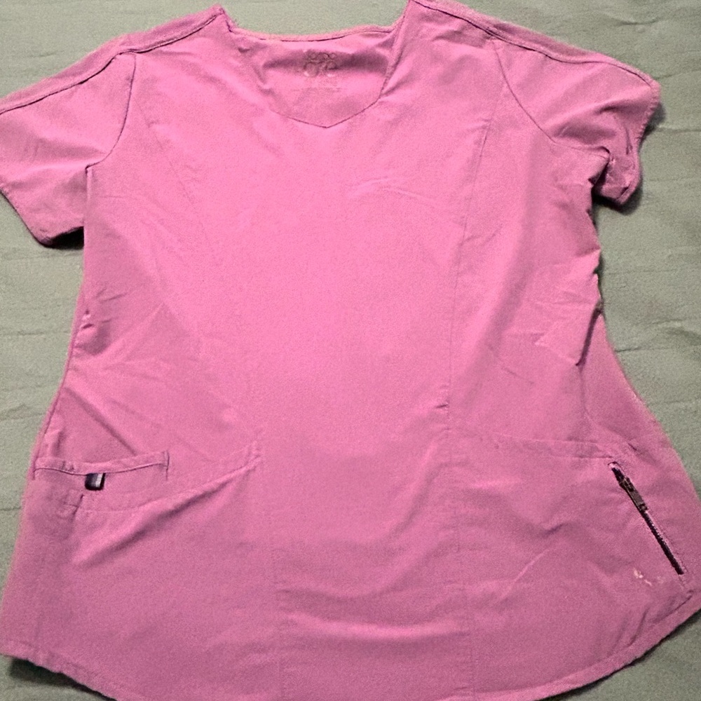 Barco Uniforms Pink Relaxed Fitted Short Sleeve Tee